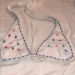 Tommy Hilfiger white bikini top